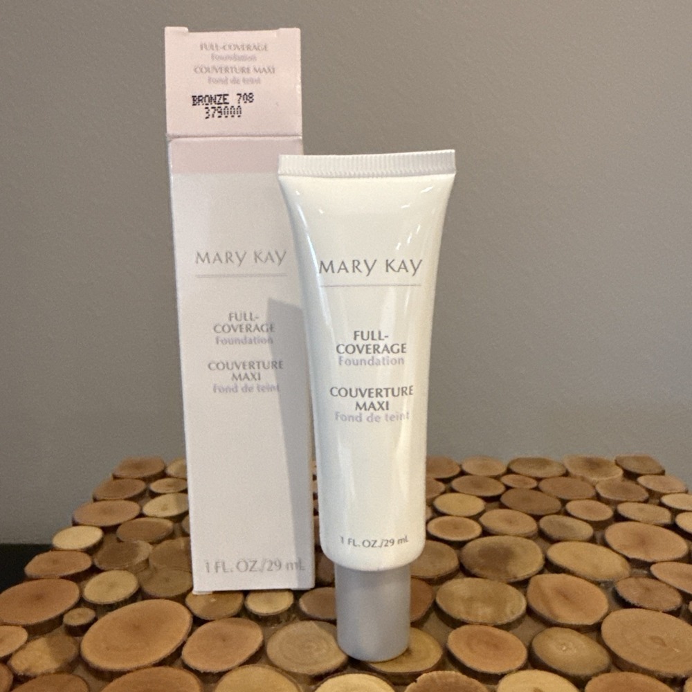 Mary Kay Full Coverage Foundation Bronze 708 - Gray Cap # 379000 Normal‎ To Dry